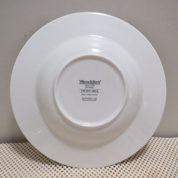 X2 Villeroy & Bock Rim Pasta Soup Bowl Twist-Bea 9.5" Fine Vilbo China Germany - Picture 5 of 6